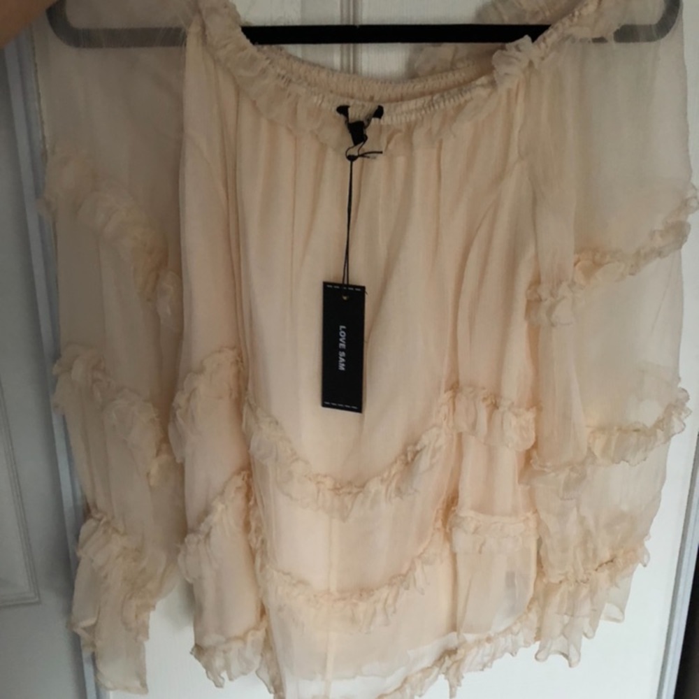 Love sam Blush Sadie silk off shoulder - Picture 5 of 7